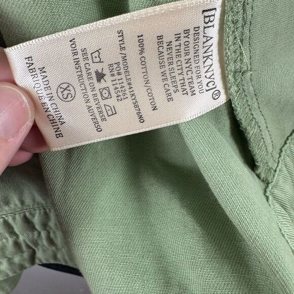 Blank NYC  XS Utility Jacket Cropped Lightweight - Picture 6 of 16